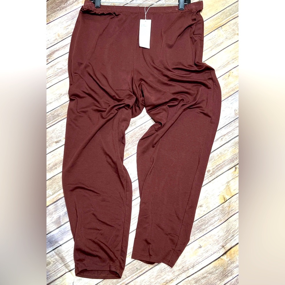 New with imperfections Eileen Fisher Women's TENCEL Tapered Ankle Pants Sz L